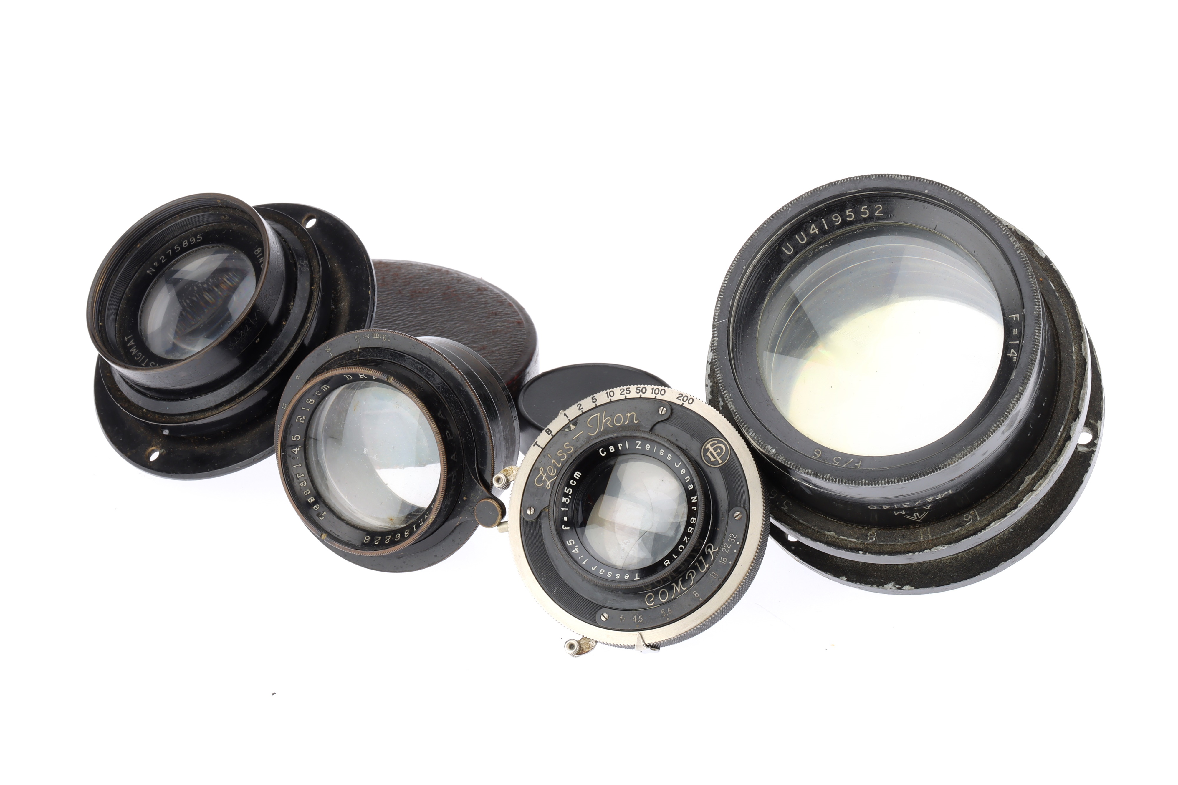 Lot 838 - A Selection of Four Large Format Lenses,