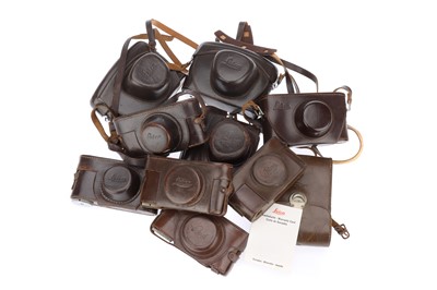 Lot 589 - A Selection of Leica Ever Ready Cases