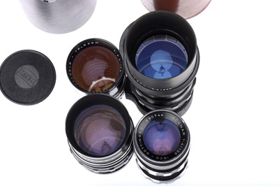 Lot 855 - A Selection of Four German Lenses