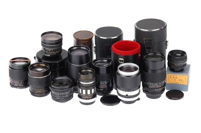 Lot 861 - A Good Selection of Camera Lenses