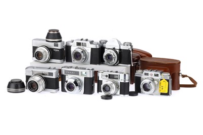 Lot 632 - A Selection of Seven German 35mm Cameras