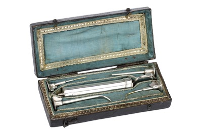 Lot 214 - Medical, An 18th Century Silver Anels Lachrymal Syringe