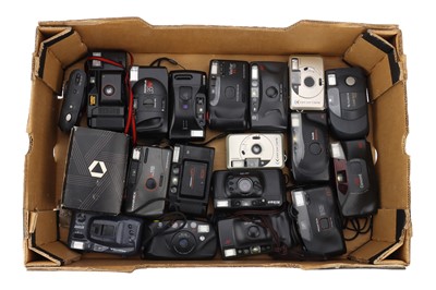 Lot 625 - A Tray of 35mm Snapshot Compact Cameras