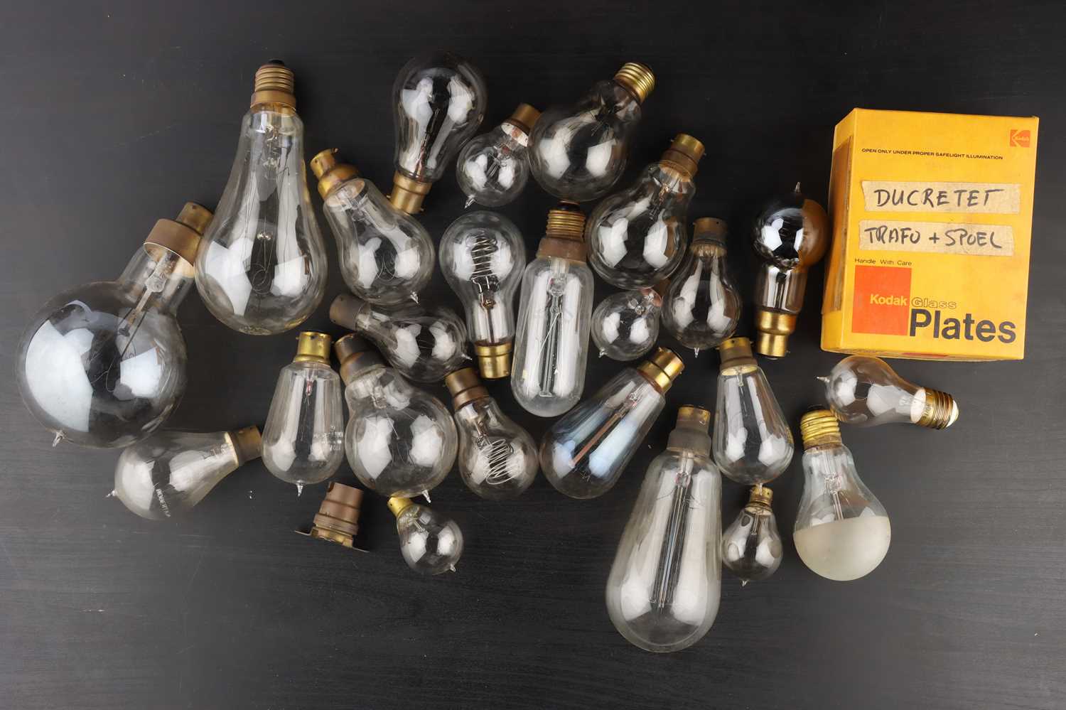 Lot 16 - Large Collection of Early Light Bulbs,