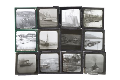 Lot 80 - Collection of Magic Lantern Slides of Ships, Boats and Harbour Scenes