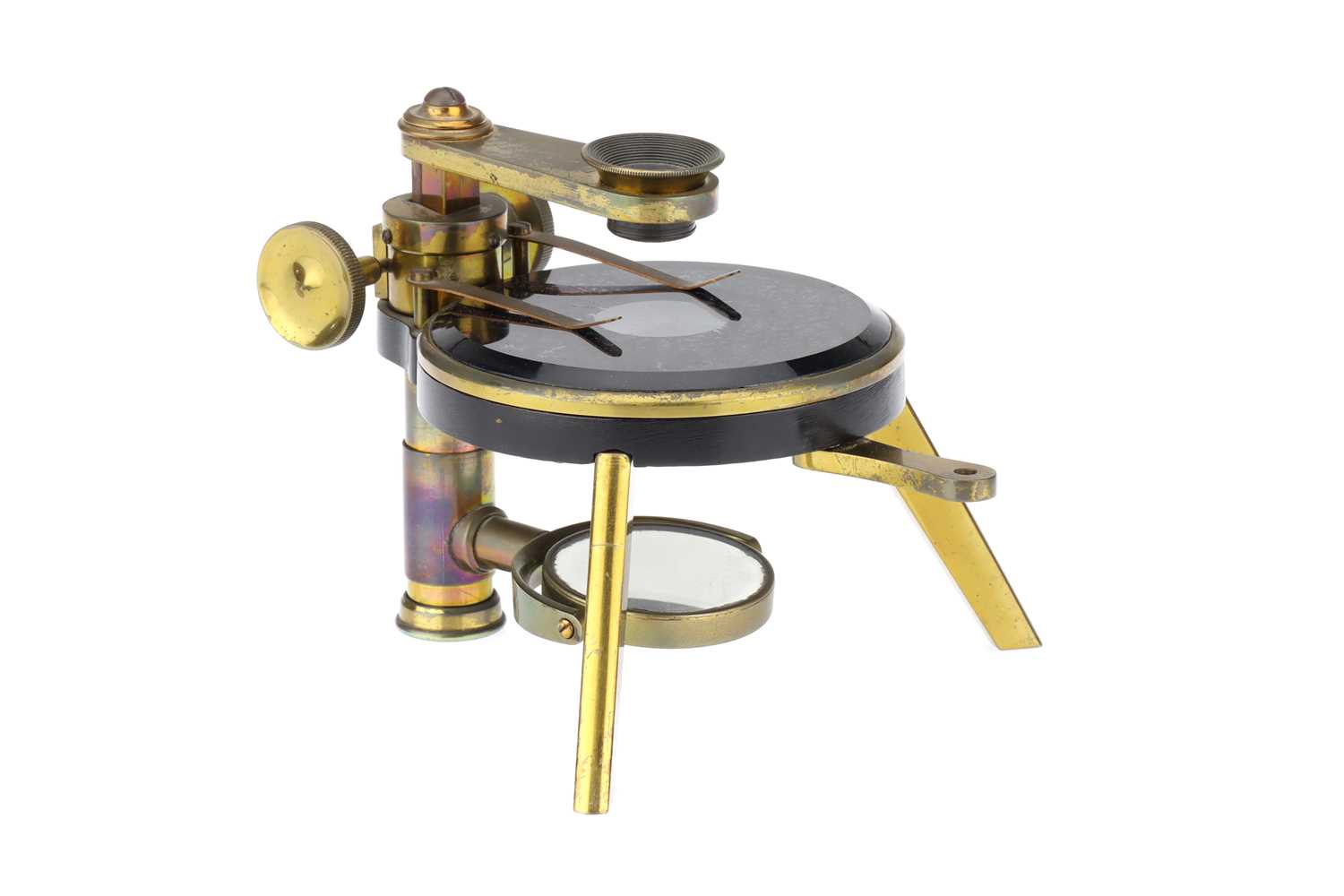 Lot 169 - A Simple Brass Professor Huxley’s Dissecting Microscope