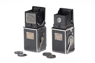 Lot 751 - A Rolleiflex Automat I and a Rolleiflex Old Standard TLR Cameras