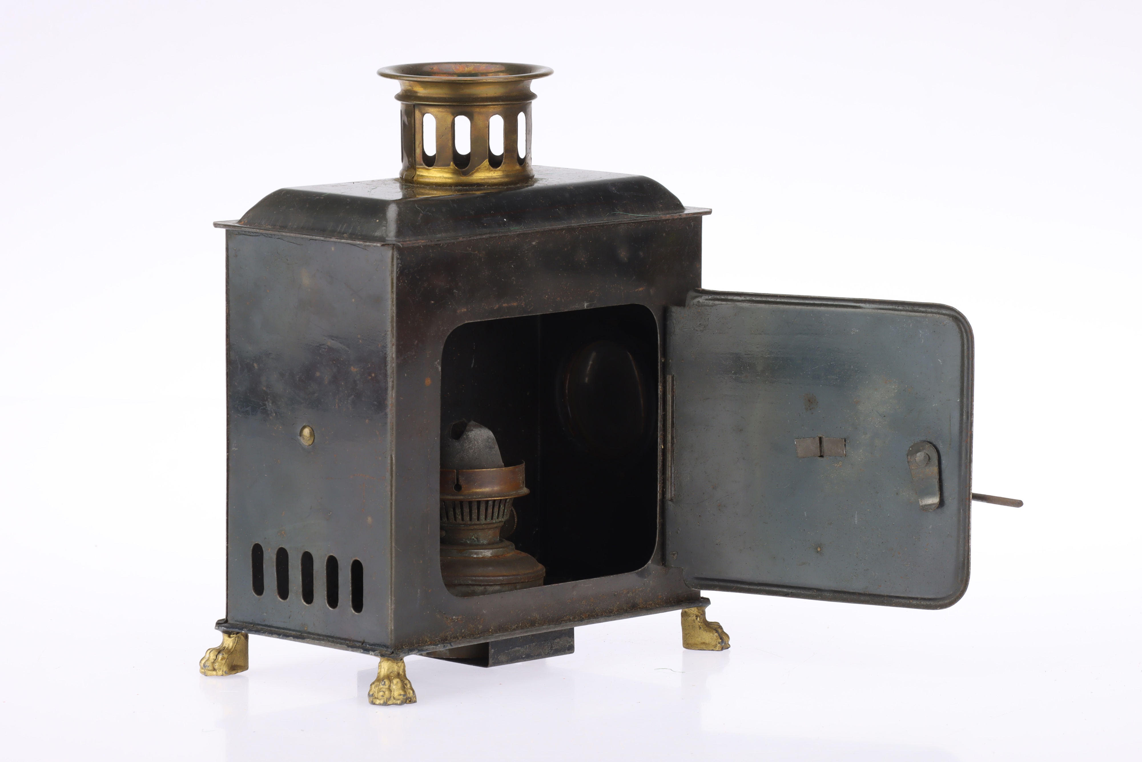 Lot 22 Two Tinplate Magic Lanterns,