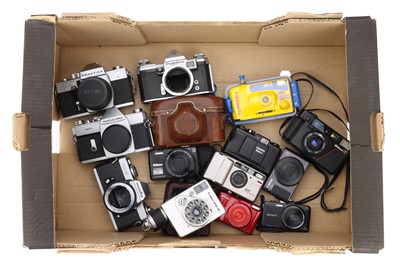 Lot 647 - A Mixed Selection of 35mm Cameras and bodies