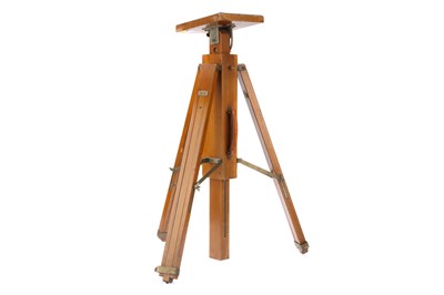 Lot 908 - A Polished Wood Tridod