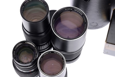 Lot 677 - Olympus OM-System Lenses