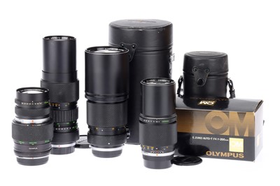 Lot 677 - Olympus OM-System Lenses