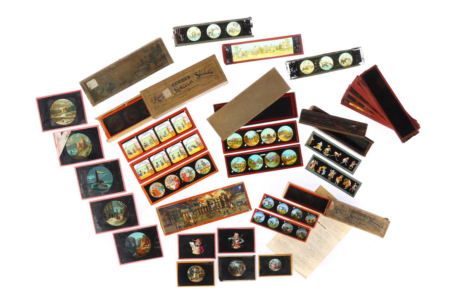 Lot 68 - Collection of Children's Magic Lantern Slides