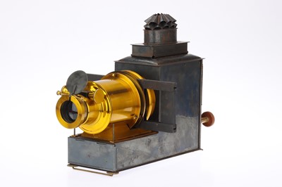 Lot 38 - Brass & Tinplate Magic Lantern