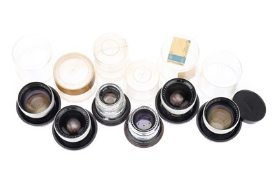 Lot 870 - A Selection of Zeiss Ikon and Agfa Camera Lenses