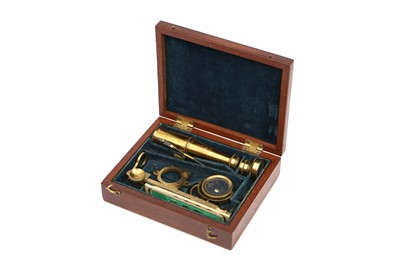 Lot 24 - A Gould-Type Microscope by Cary
