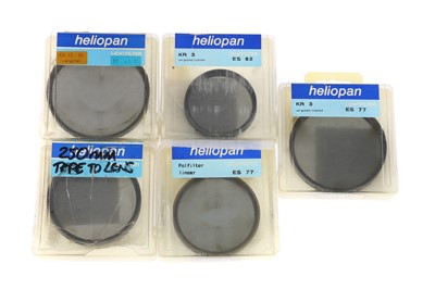 Lot 946 - A Selection of Five Heliopan Camera Lens Filters