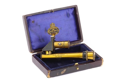 Lot 116 - A Lacquered Brass Pocket Spectroscope