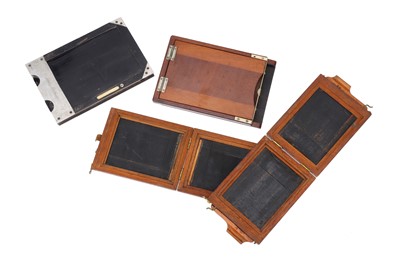 Lot 921 - A Small Selection of Wooden Film & Plate Holders