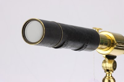 Lot 147 - Victorian Brass Table Telescope