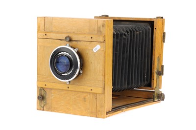 Lot 766 - A Home-Made 7 x 5in Tailboard Camera