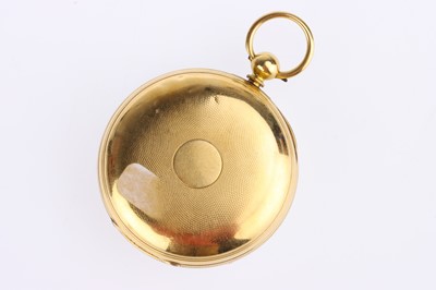 Lot 829 - An 18ct Gold Pocket Watch by Barraud