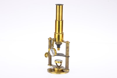Lot 178 - French Brass Microscope