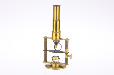 Lot 178 - French Brass Microscope