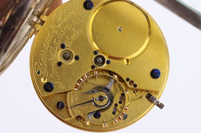 Lot 834 - A Silver Pocket Watch by Barraud & Lunds