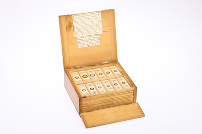Lot 186 - Collection of Microscope Diatom Slides - Case 3