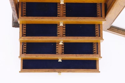 Lot 182 - Microscope Slide Cabinet