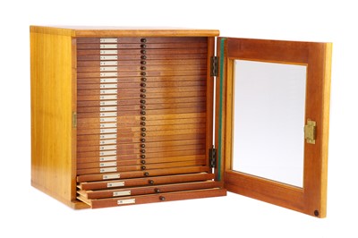 Lot 181 - Large Microscope Slide Cabinet