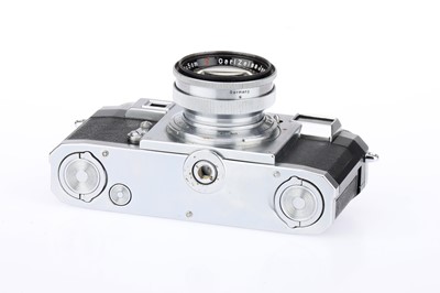 Lot 598 - A Zeiss Ikon Contax IIa Rangefinder 35mm Camera