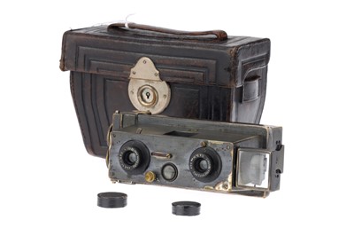 Lot 823 - A Jules Richard Verascope No. 2 Stereo Plate Camera