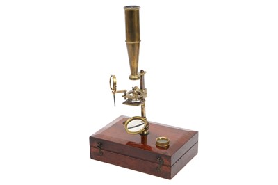 Lot 26 - A Gould-Type Microscope by Crutchton