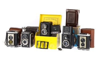 Lot 716 - A Selection of TLR Roll Film Cameras