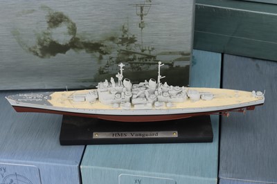 Lot 414 - Good collection of small scale model Warships