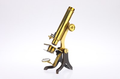 Lot 177 - Crouch Monocular Brass microscope