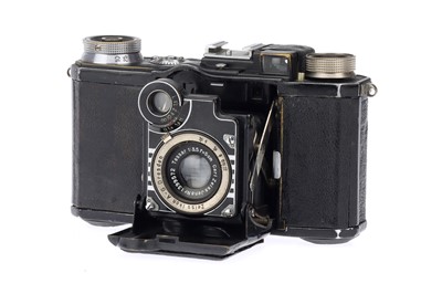 Lot 654 - A Zeiss Ikon Super Nettel 35mm Rangefinder Camera