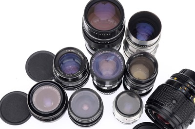 Lot 835 - A Mixed Selection of Camera Lenses