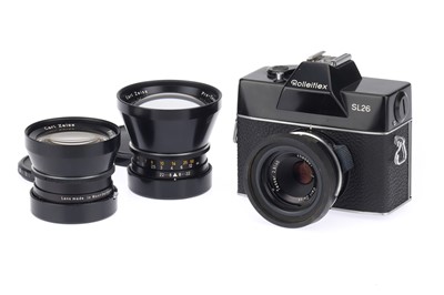 Lot 805 - A Rollei Rolleiflex SL26 SLR Camera Outfit