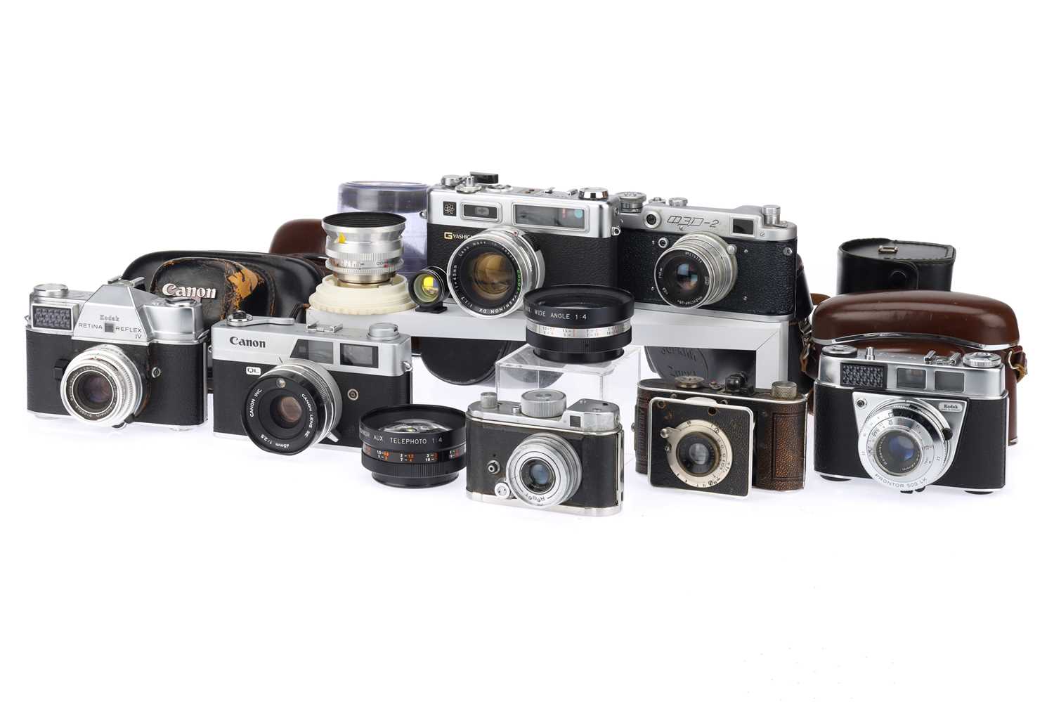 Lot 615 - A Mixed Selection Of 35mm Film Cameras