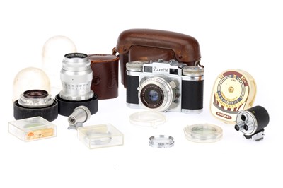 Lot 622 - A Braun Paxette IIM 35mm Camera Outfit