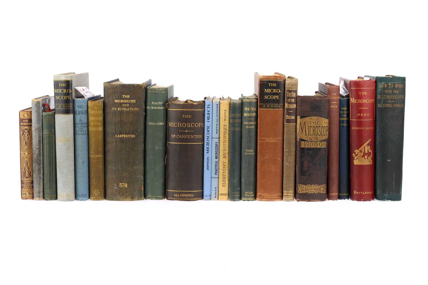 Lot 299 - Collection of Microscope Related books,