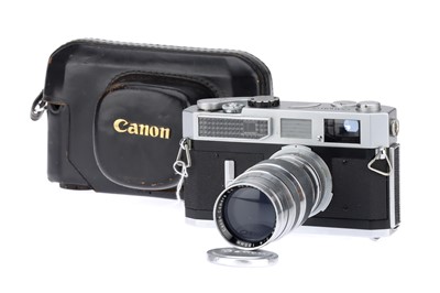 Lot 671 - A Canon 7 Rangefinder 35mm Camera