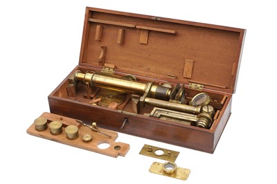 Lot 27 - A Compound Carpenter-Type Microscope Outfit