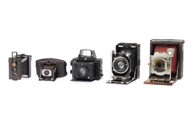 Lot 819 - A Selection of Folding Cameras