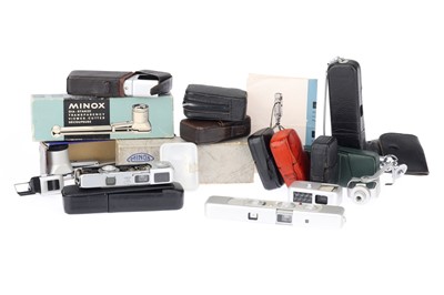 Lot 780 - A Minox C Subminiature Camera and Minox Accessories