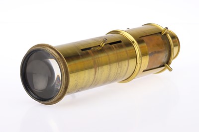 Lot 198 - A Large Mid Victorian Magic Lantern Projection Microscope