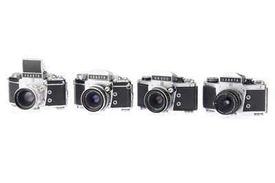 Lot 664 - Four Ihagee Exakta 35mm SLR Cameras